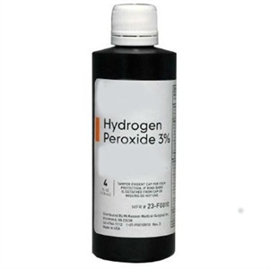 3% hydrogen peroxide