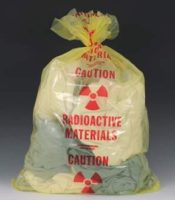 radioactive waste bag